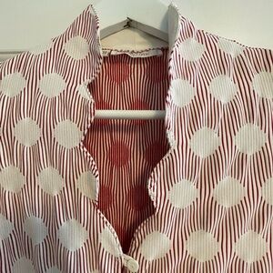 Rayure blouse, size 38 (Small)